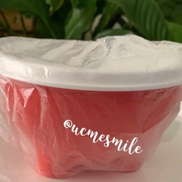 Tupperware Red/Green Guacamole Salsa Bowl Set - Picture 9 of 9